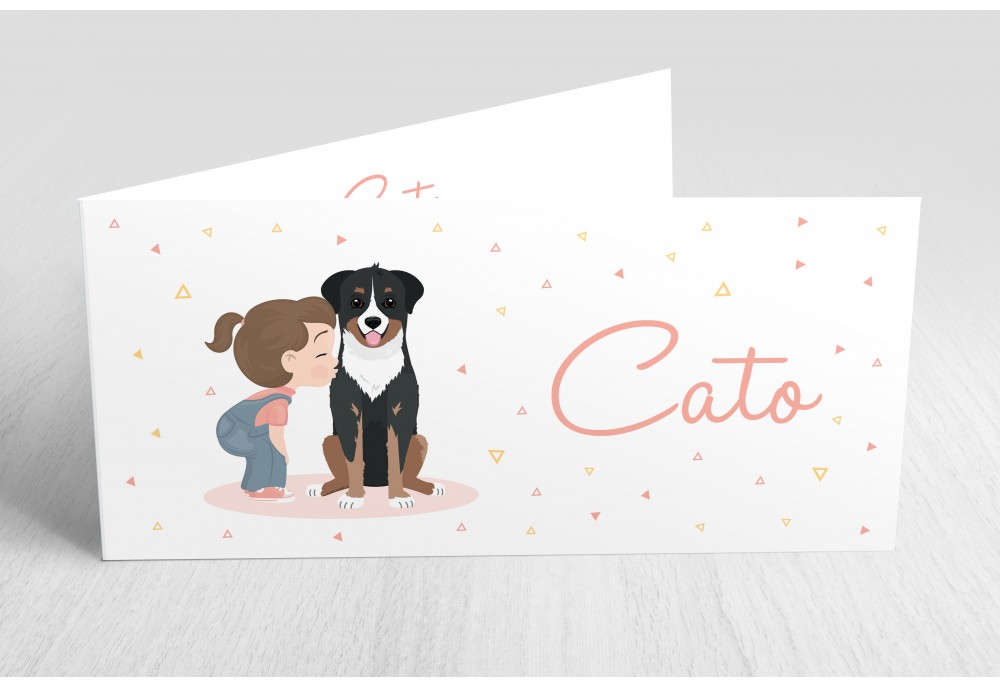 Kusje aan hond Kusje aan hond